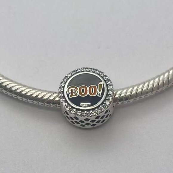 Pandora Disney Pumpkin Mickey Boo！Halloween limited Charm for Bracelet - Picture 2 of 3